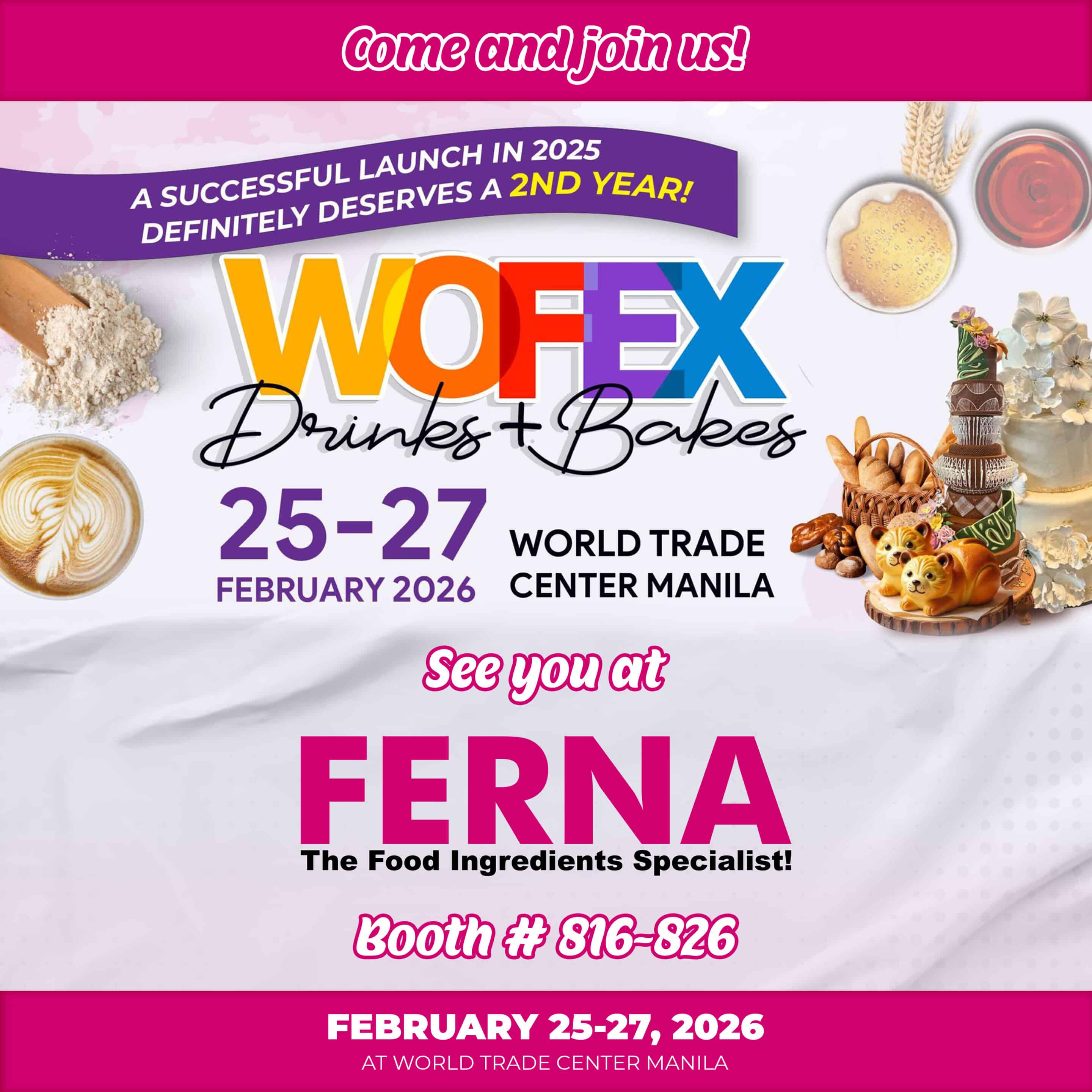 WOFEX DRINKS + BAKES 2026